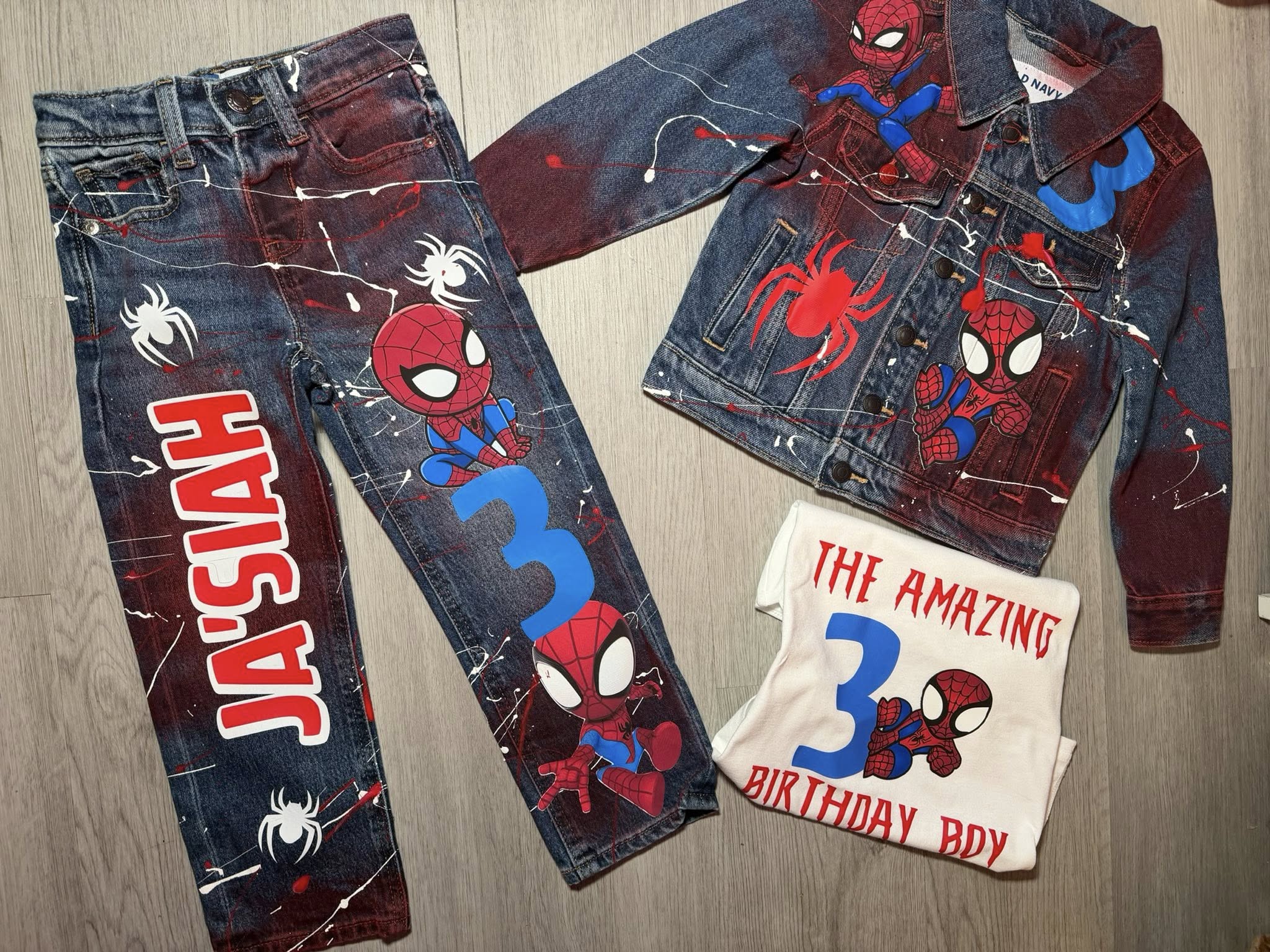Jean jacket & pants set