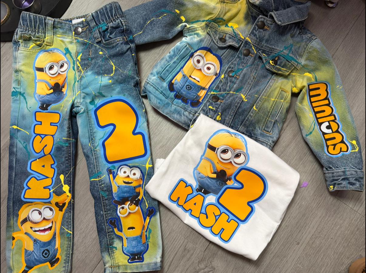 Jean jacket & pants set