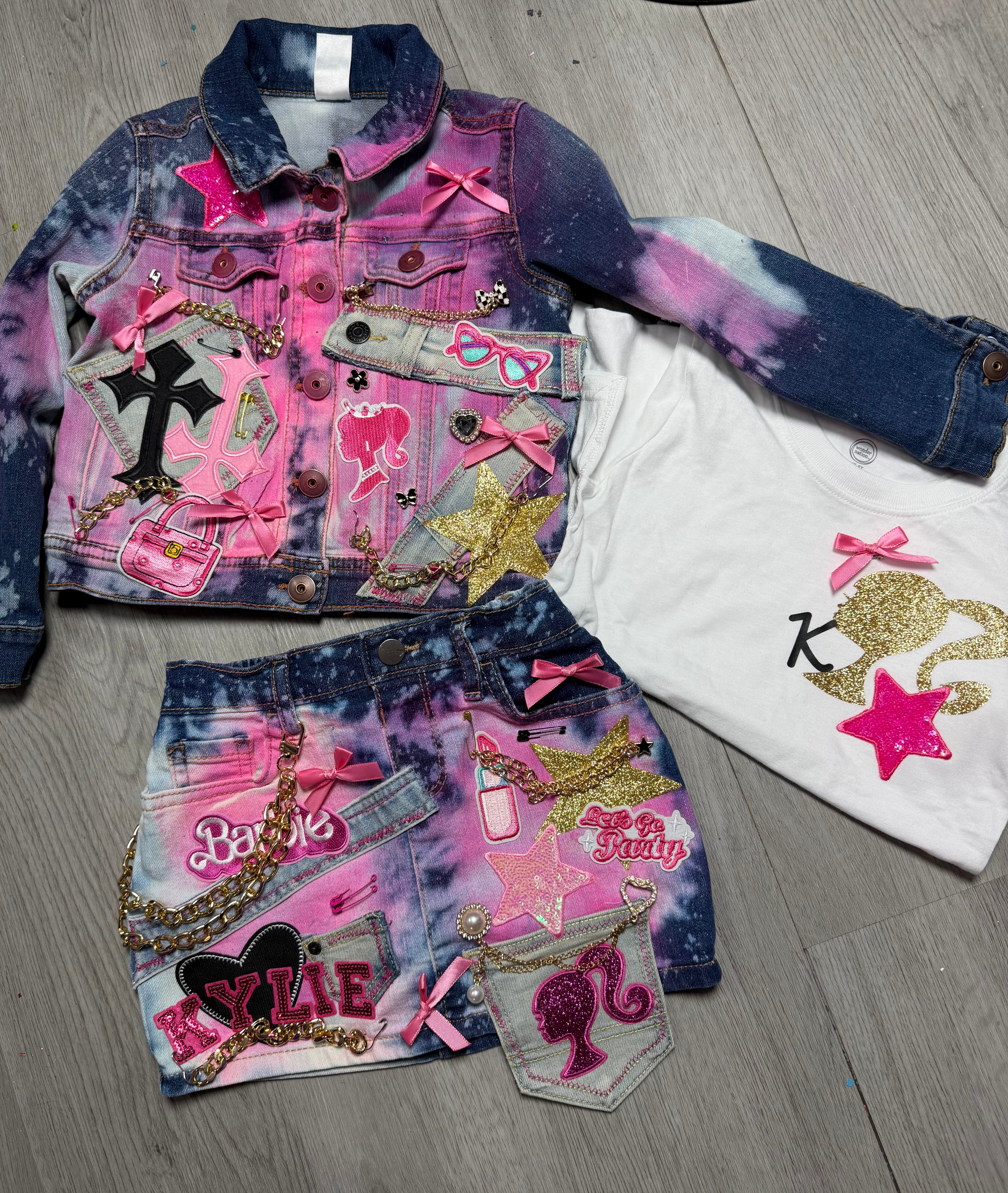 Girls junk skirt outfit